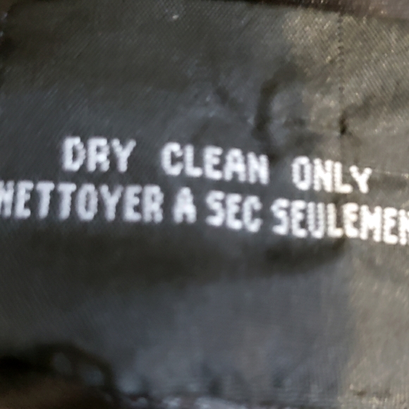 Della Spiga Black Coat Elbow Cuffed Sleeves Sweater Arms Chrome Button W-Size 10 - Picture 11 of 11